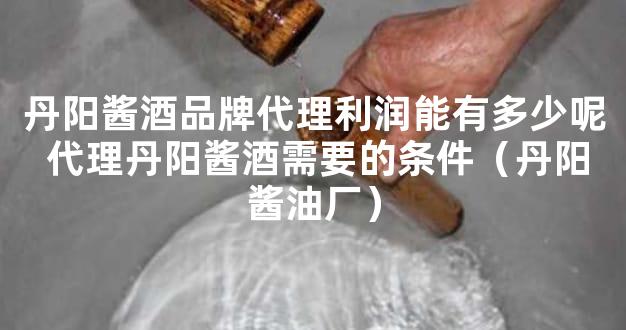 丹阳酱酒品牌代理利润能有多少呢 代理丹阳酱酒需要的条件（丹阳酱油厂）